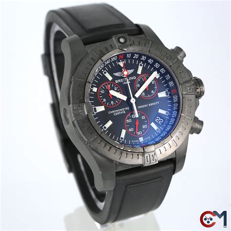 breitling seawolf avenger blacksteel limited|Breitling seawolf chrono.